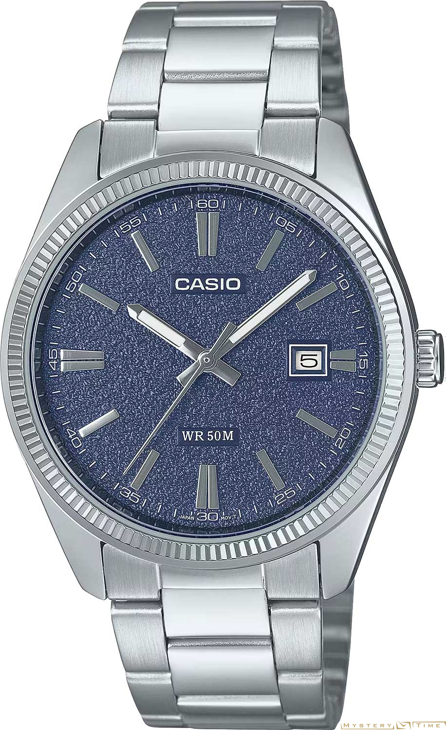 Часы японские наручные мужские кварцевые на браслете Casio MTP-1302DA-2A1