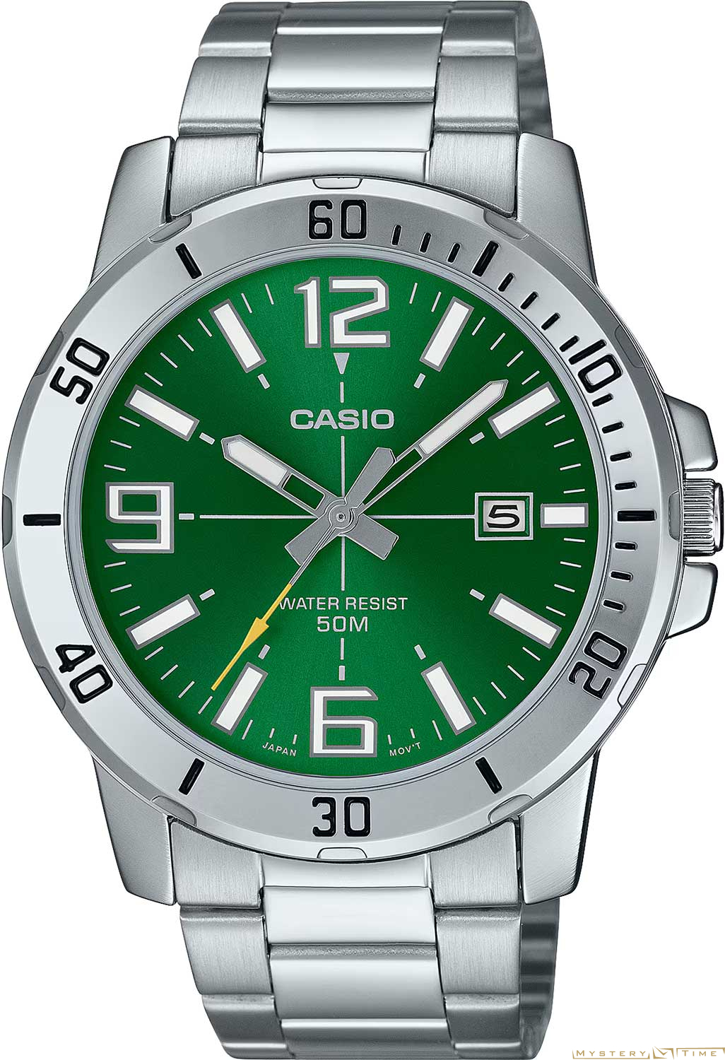Часы японские наручные мужские кварцевые на браслете Casio MTP-VD01D-3B